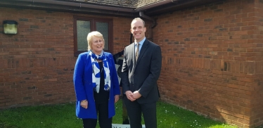 Denise Tiran of Meopham and Dominic Raab